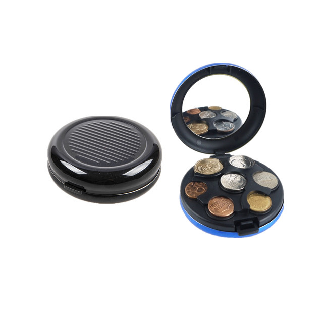 Na Round Cute Coin Punch Purse ke Motsoako o Phethahetseng oa Setaele le Mosebetsi oa Sejoale-joale oa Letsatsi le Letsatsi