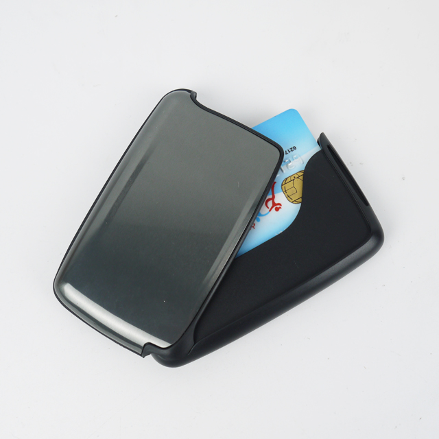 Bonolo Bula RFID Blacking Aluminium Card Holder Men Wallet