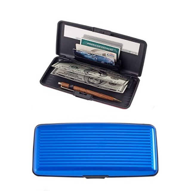 Nyeoe e Eketsehileng ea RFID Aluminium Card Case