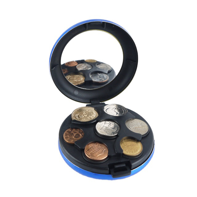 Nyeoe ea Polokelo ea Chelete e Ncha ea Round Frame Coin Purse