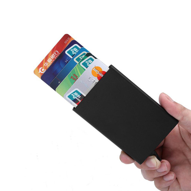 Automatic Pop up Aluminium Credit Card Holder