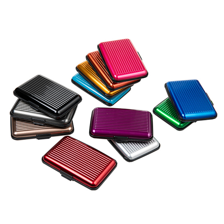 RFID Thibela Aluminium Solid Color Card Case